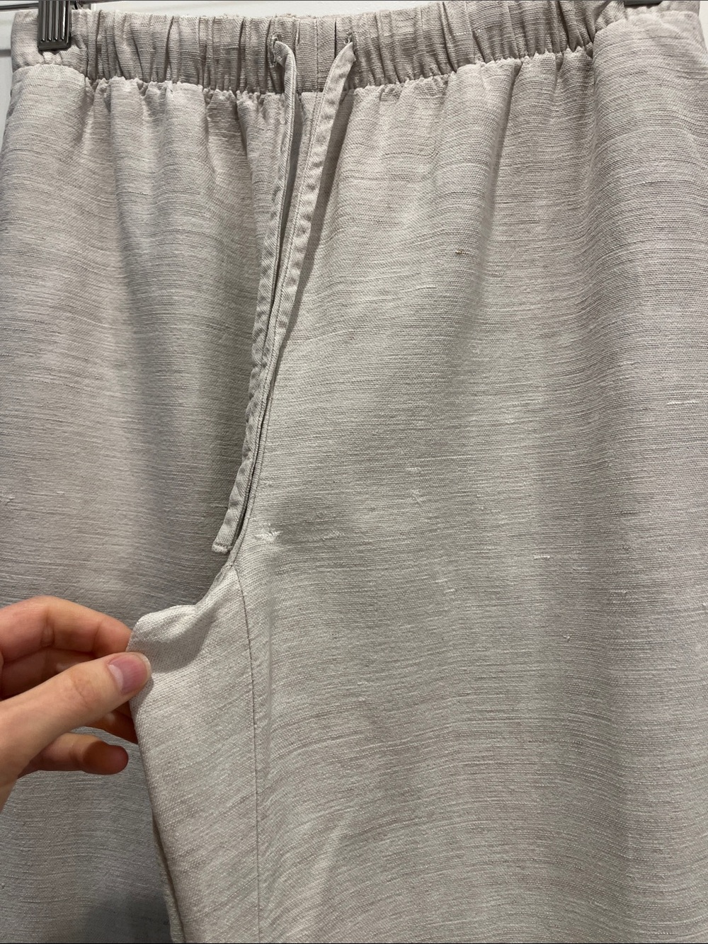 Aritzia Lodge Cruise Linen Pant Undyed Ecru XS - Picture 4 of 6